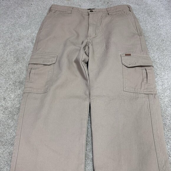 Stanley Pants Men’s Beige Pockets Straight Leg Size 32x32 - Picture 6 of 12